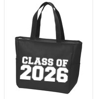 Class Of 2026 Graduation Zip Tote Bag