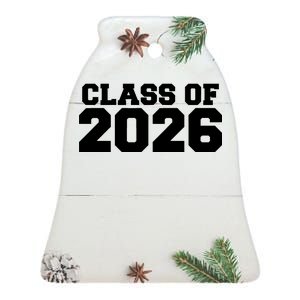 Class Of 2026 Graduation Ceramic Bell Ornament