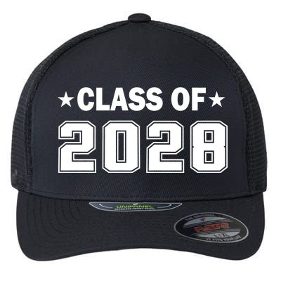 Class of 2028 Fist Day of SchooL Flexfit Unipanel Trucker Cap