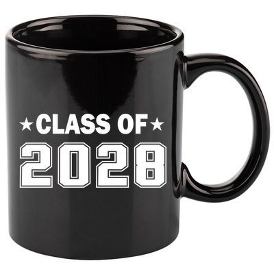 Class of 2028 Fist Day of SchooL 11oz C Handle Ceramic Mug