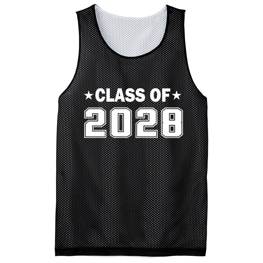 Class of 2028 Fist Day of SchooL Mesh Reversible Basketball Jersey Tank