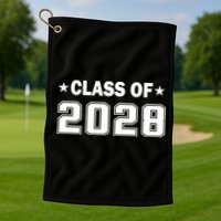 Class of 2028 Fist Day of SchooL Golf Towel