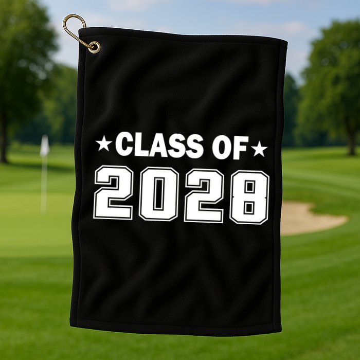 Class of 2028 Fist Day of SchooL Golf Towel