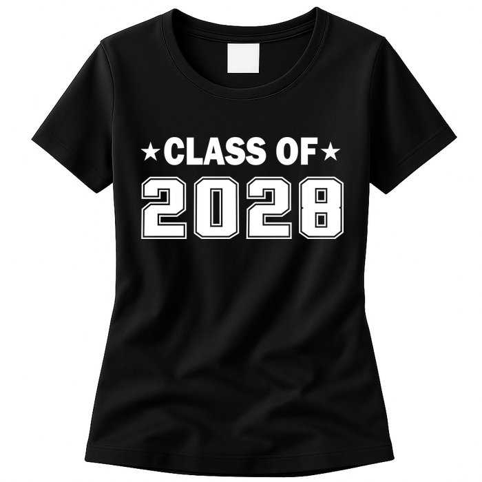 Class of 2028 Fist Day of SchooL Womens T-Shirt