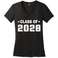 Class of 2028 Fist Day of SchooL Women's V-Neck T-Shirt