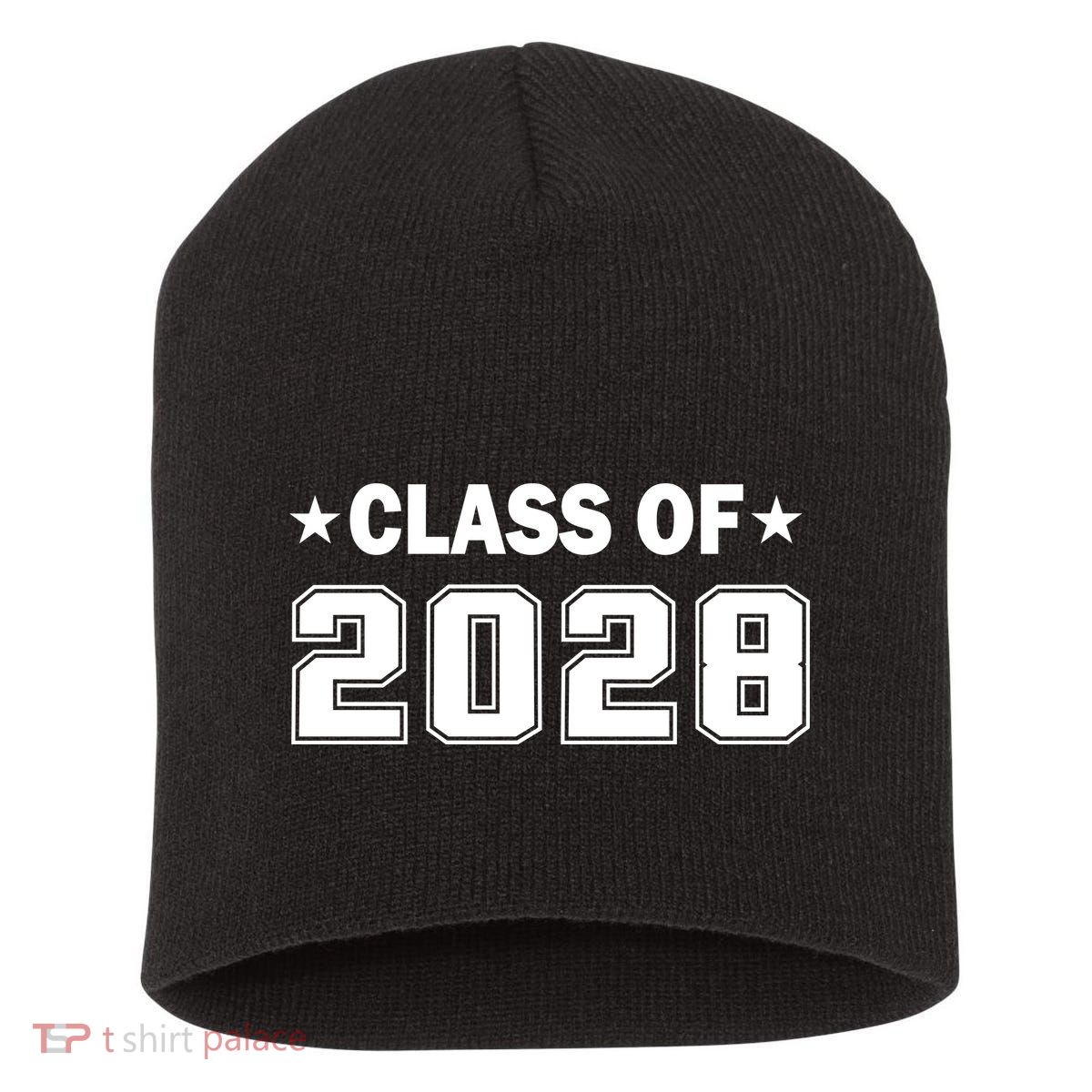 Class of 2028 Fist Day of SchooL Short Acrylic Beanie