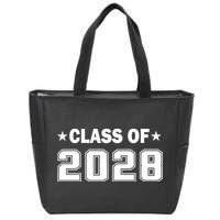 Class of 2028 Fist Day of SchooL Zip Tote Bag