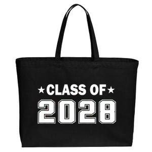 Class of 2028 Fist Day of SchooL Cotton Canvas Jumbo Tote