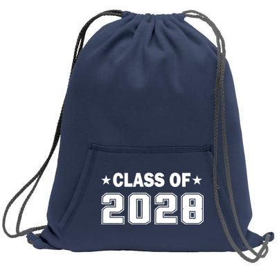 Class of 2028 Fist Day of SchooL Sweatshirt Cinch Pack Bag