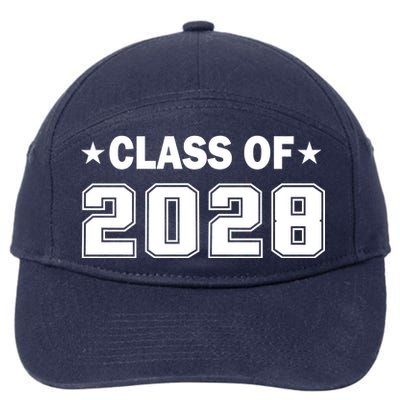 Class of 2028 Fist Day of SchooL 7-Panel Snapback Hat