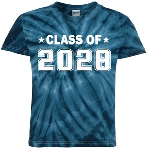 Class of 2028 Fist Day of SchooL Kids Tie-Dye T-Shirt