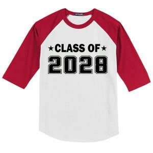 Class of 2028 Fist Day of SchooL Kids Colorblock Raglan Jersey