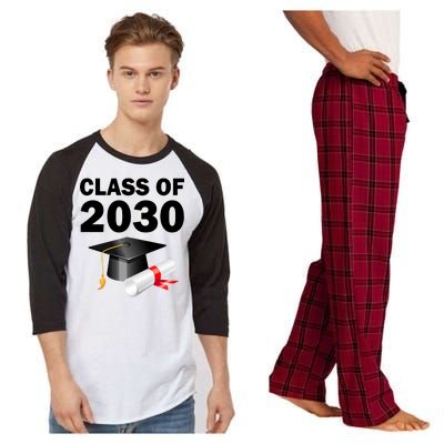 Class of 2030 Raglan Sleeve Pajama Set