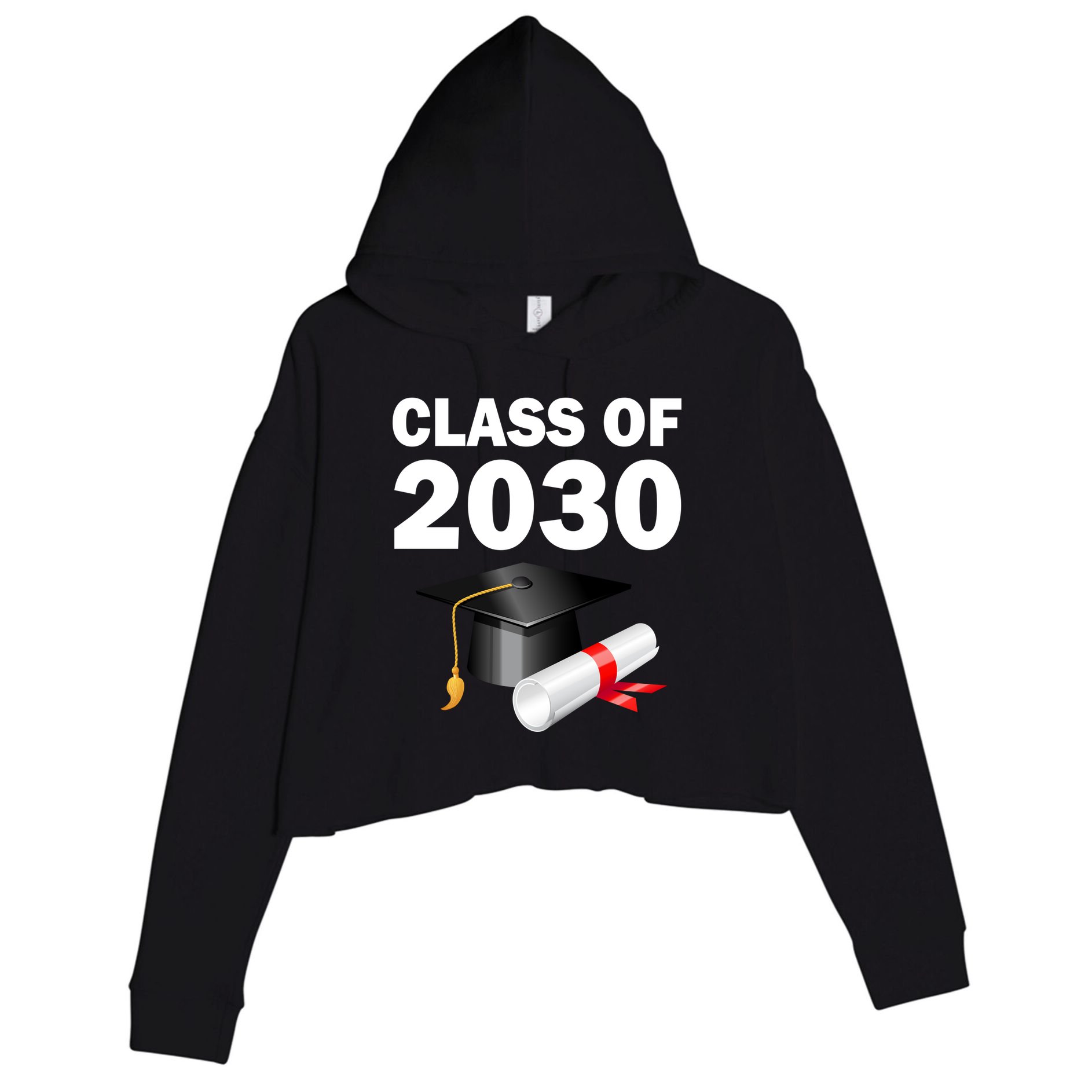 Class of 2030 Crop Fleece Hoodie
