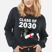 Class of 2030 Cropped Pullover Crew