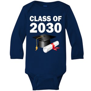 Class of 2030 Baby Long Sleeve Bodysuit