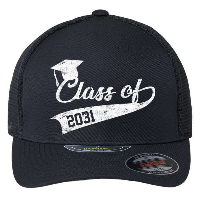 Class Of 2031 Graduate Flexfit Unipanel Trucker Cap