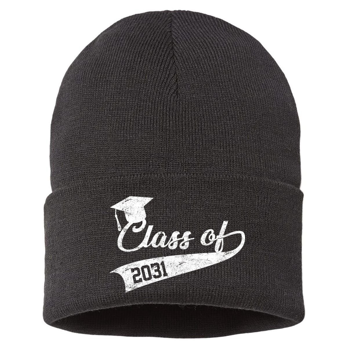 Class Of 2031 Graduate Sustainable Knit Beanie