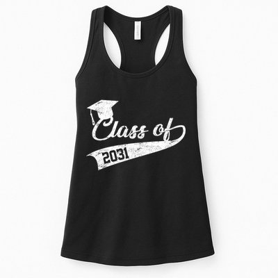 Class Of 2031 Graduate Womens Tank Top