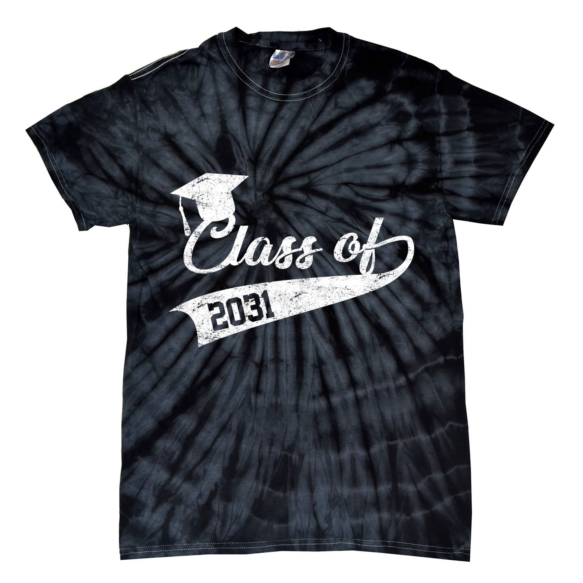 Class Of 2031 Graduate Tie-Dye T-Shirt