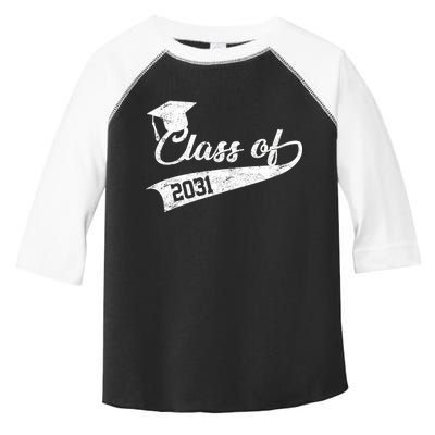 Class Of 2031 Graduate Toddler Fine Jersey T-Shirt