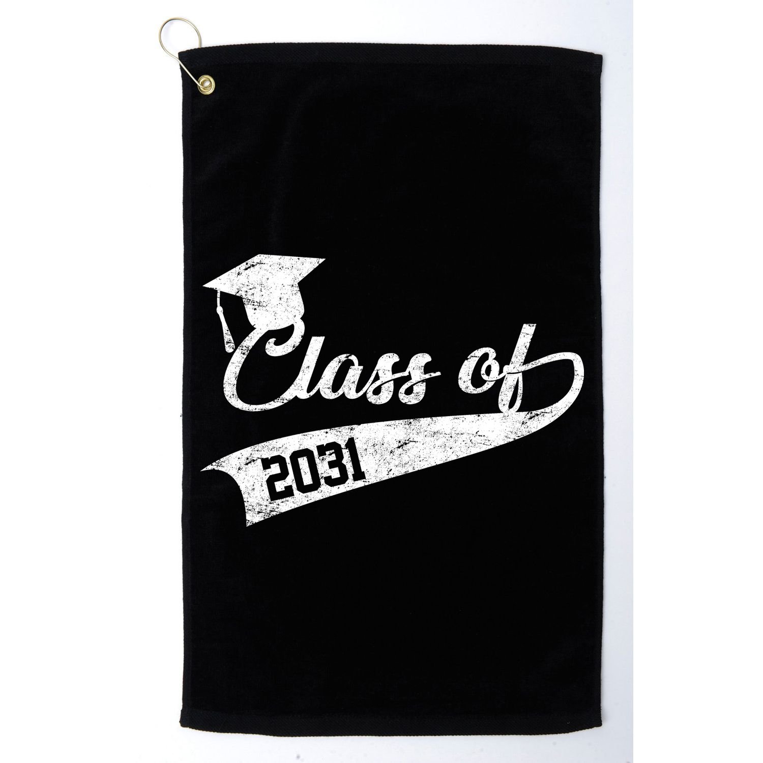 Class Of 2031 Graduate Golf Towel