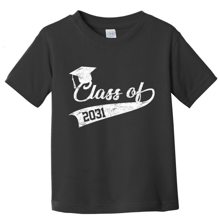 Class Of 2031 Graduate Toddler T-Shirt