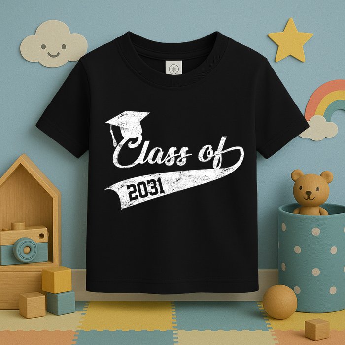 Class Of 2031 Graduate Toddler T-Shirt