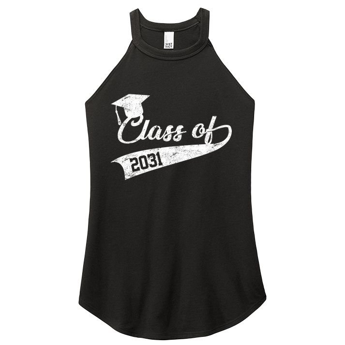 Class Of 2031 Graduate Women's Perfect Tri Rocker Tank