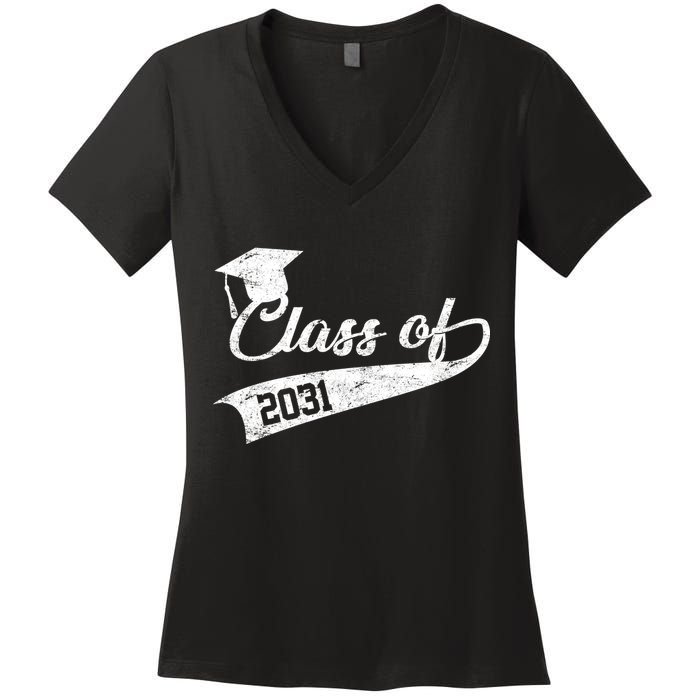 Class Of 2031 Graduate Women's V-Neck T-Shirt