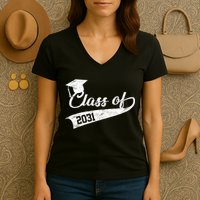 Class Of 2031 Graduate Women's V-Neck T-Shirt
