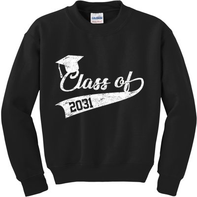 Class Of 2031 Graduate Kids Sweatshirt