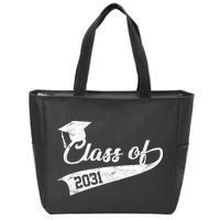 Class Of 2031 Graduate Zip Tote Bag