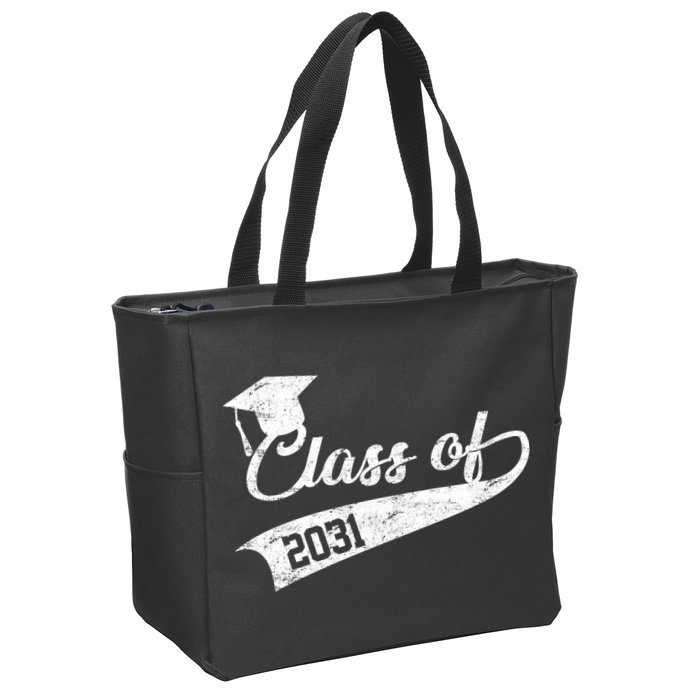 Class Of 2031 Graduate Zip Tote Bag