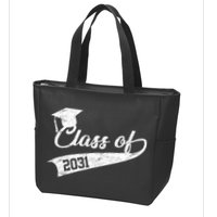 Class Of 2031 Graduate Zip Tote Bag