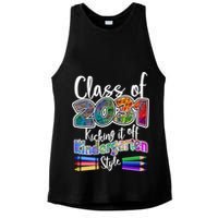 Class Of 2031 Kicking It Off Kindergarten Style Ladies PosiCharge Tri-Blend Wicking Tank