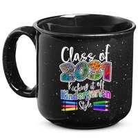 Class Of 2031 Kicking It Off Kindergarten Style 15oz Campfire Ceramic Mug