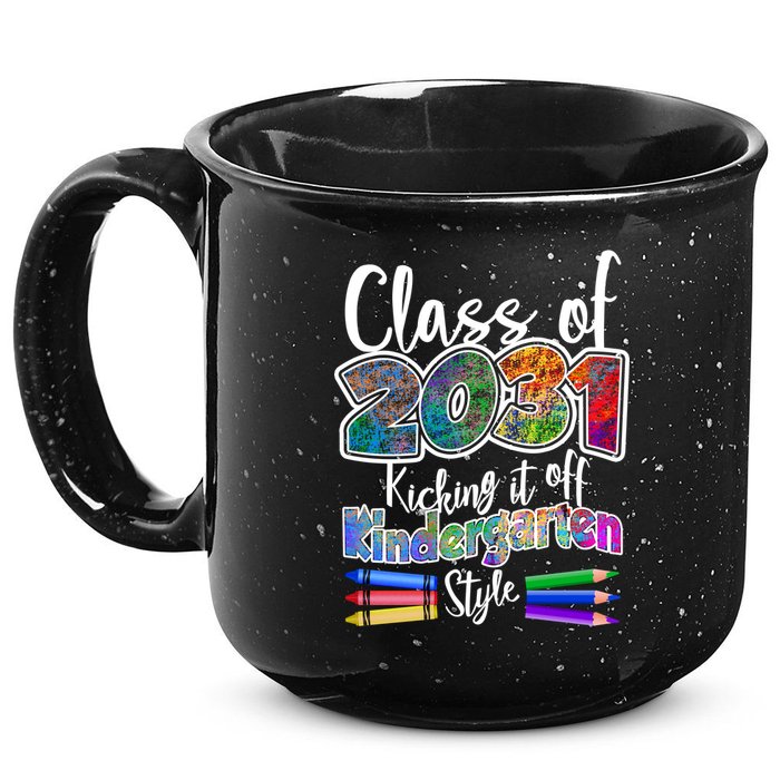 Class Of 2031 Kicking It Off Kindergarten Style 15oz Campfire Ceramic Mug