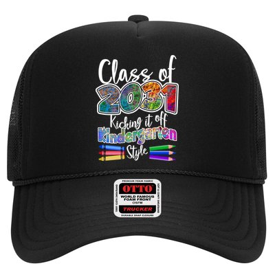 Class Of 2031 Kicking It Off Kindergarten Style Trucker Hat