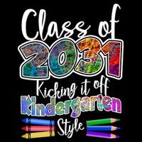 Class Of 2031 Kicking It Off Kindergarten Style Cropped Pullover Crew