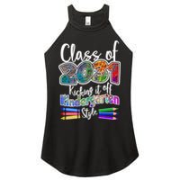 Class Of 2031 Kicking It Off Kindergarten Style Women's Perfect Tri Rocker Tank
