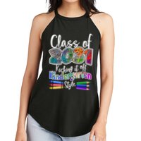 Class Of 2031 Kicking It Off Kindergarten Style Women's Perfect Tri Rocker Tank