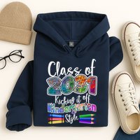 Class Of 2031 Kicking It Off Kindergarten Style Hoodie