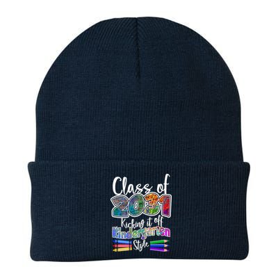 Class Of 2031 Kicking It Off Kindergarten Style Beanie
