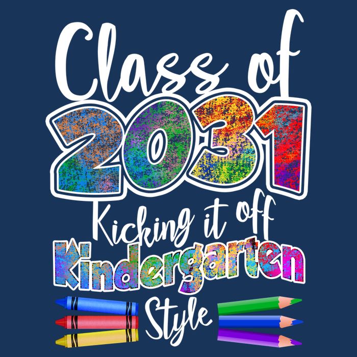 Class Of 2031 Kicking It Off Kindergarten Style Baby Bodysuit