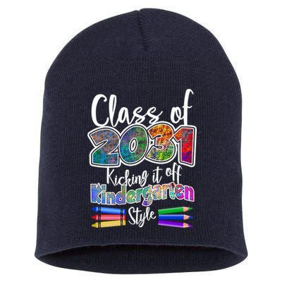Class Of 2031 Kicking It Off Kindergarten Style Short Acrylic Beanie