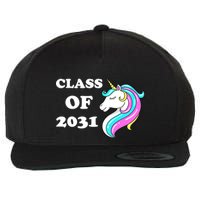 Class Of 2031 Unicorn Wool Snapback Cap