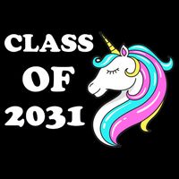 Class Of 2031 Unicorn Wool Snapback Cap