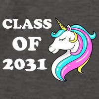 Class Of 2031 Unicorn Vector Backpack