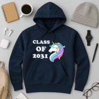 Class Of 2031 Unicorn Hoodie